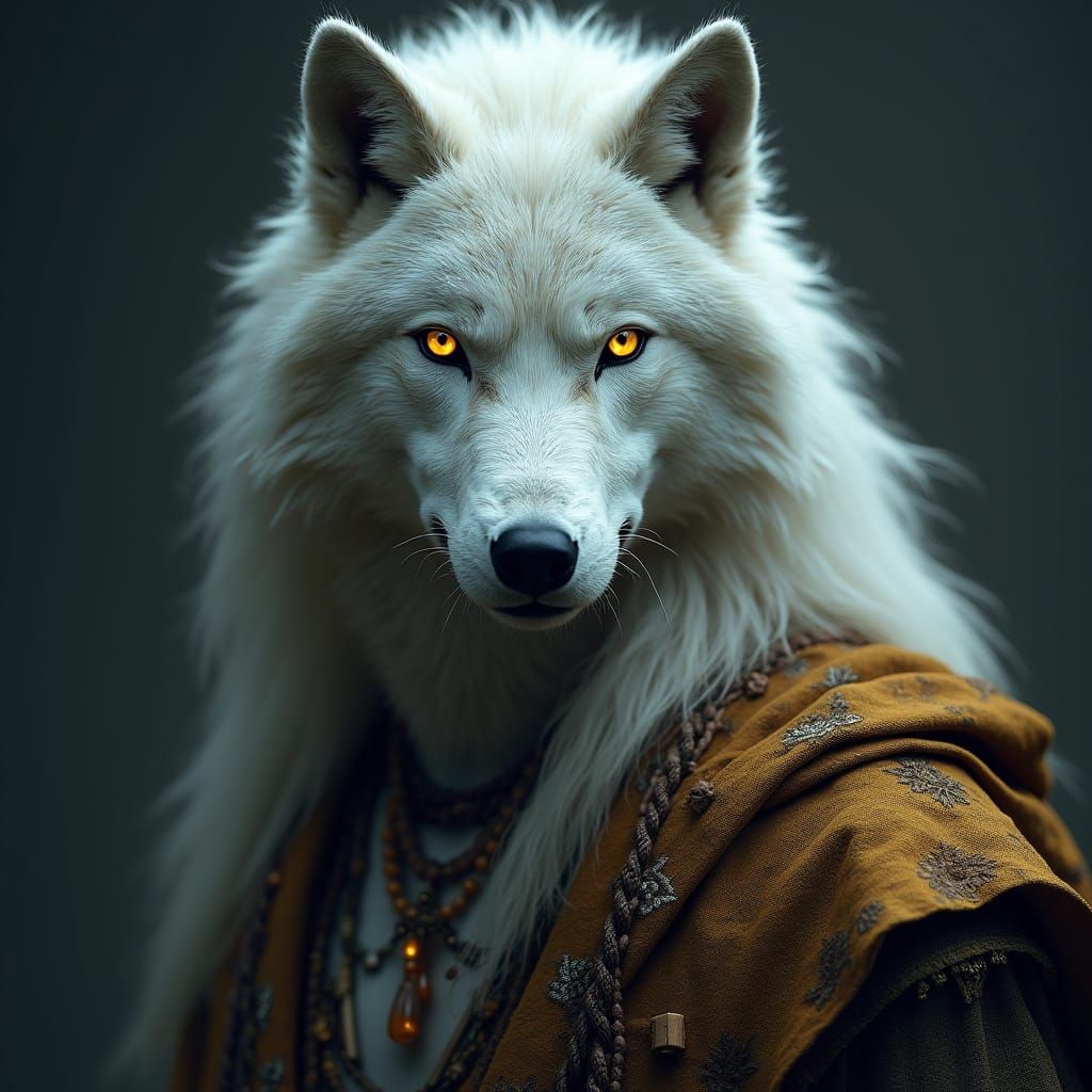 Mystical Man of the Moonlit Forest