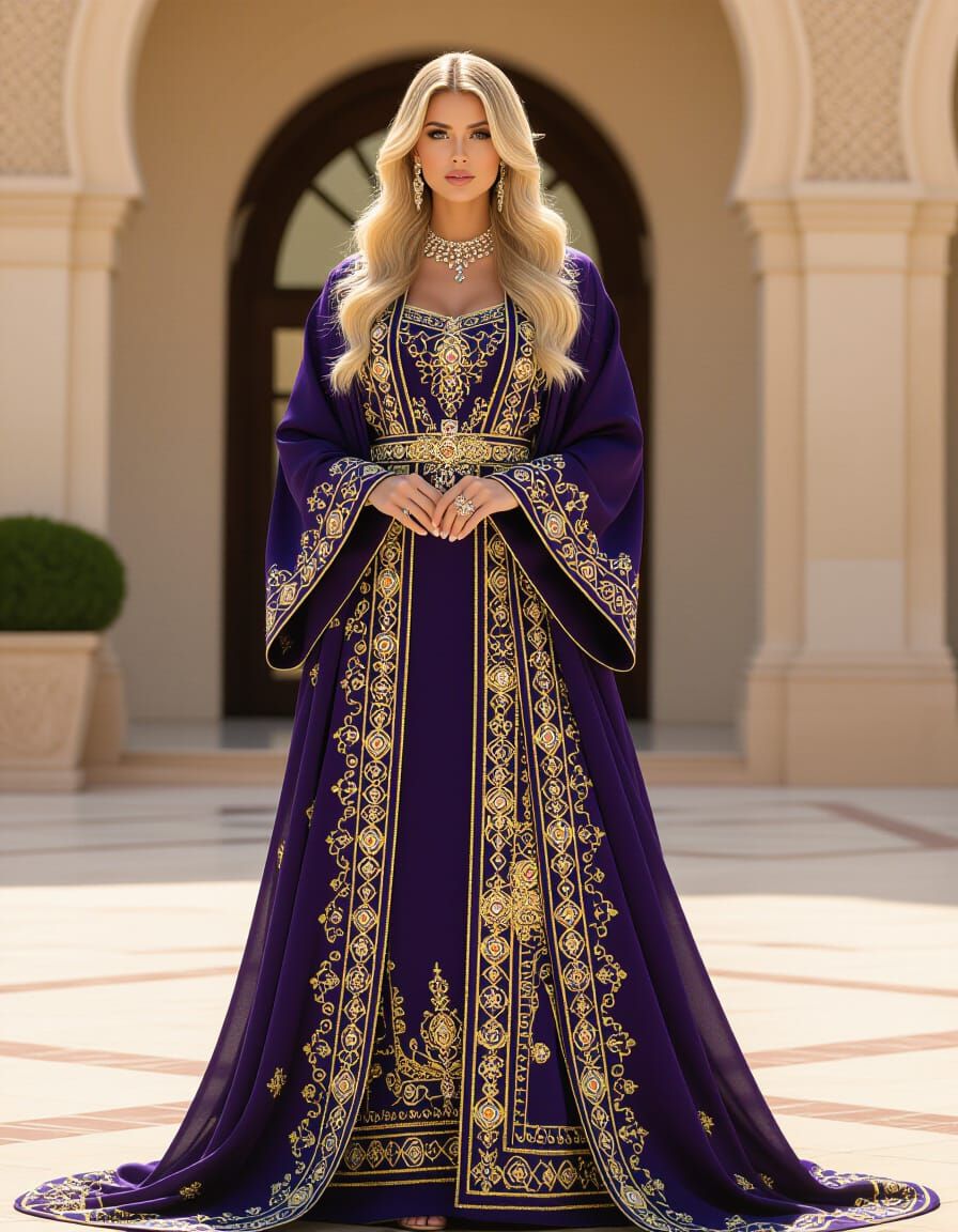 Luxurious Abaya Fashion: Jewel-Toned Couture