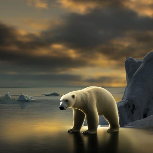 Lonely Polar Bear: The Last on Earth