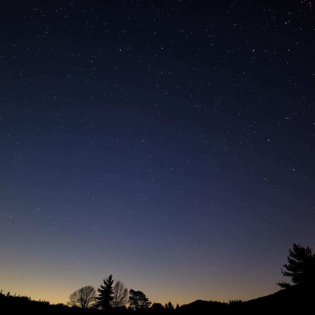 Celestial Constellations Sparkle in the Night Sky