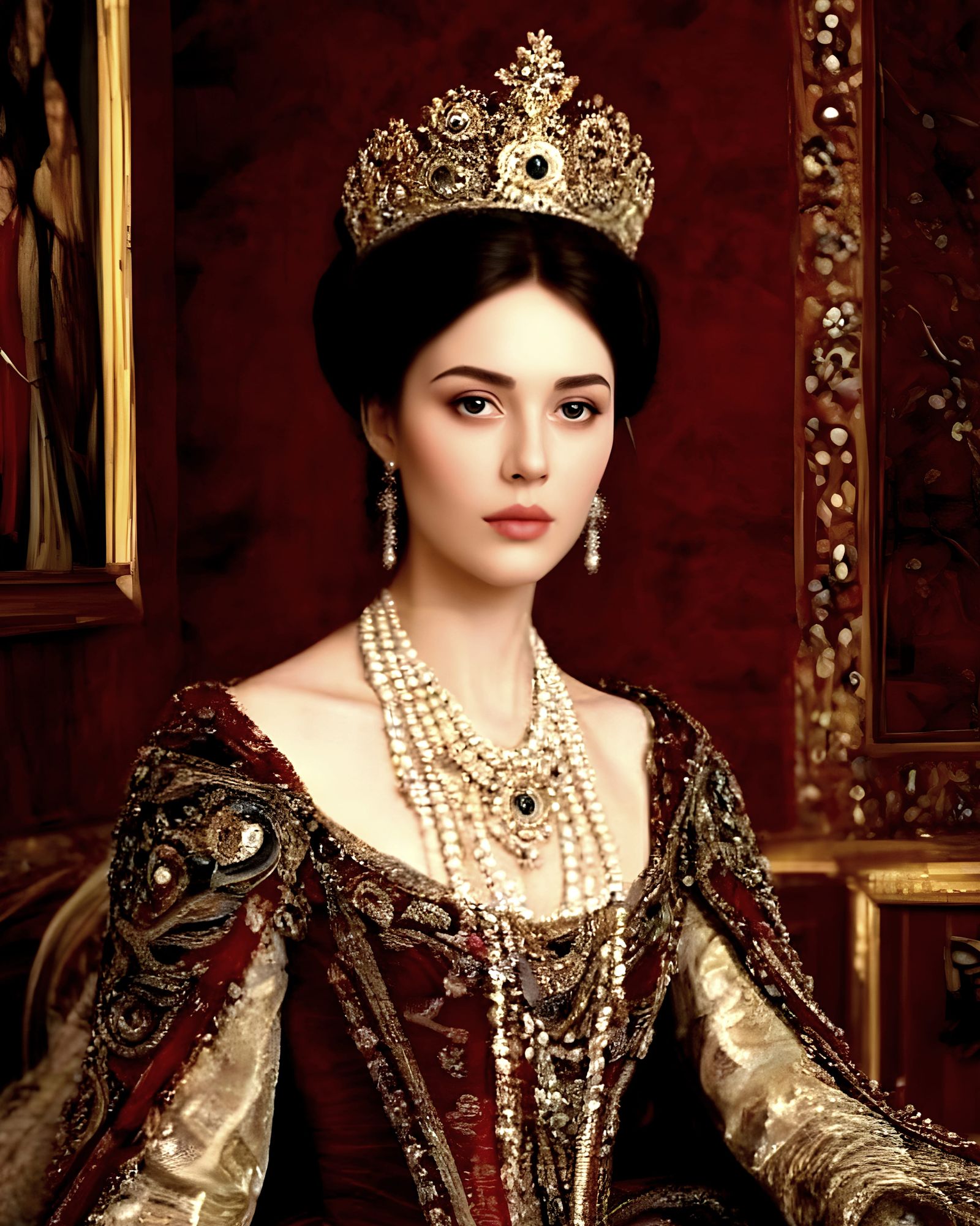 Beautiful Blonde Woman with Bright Smile and Blue Eyes