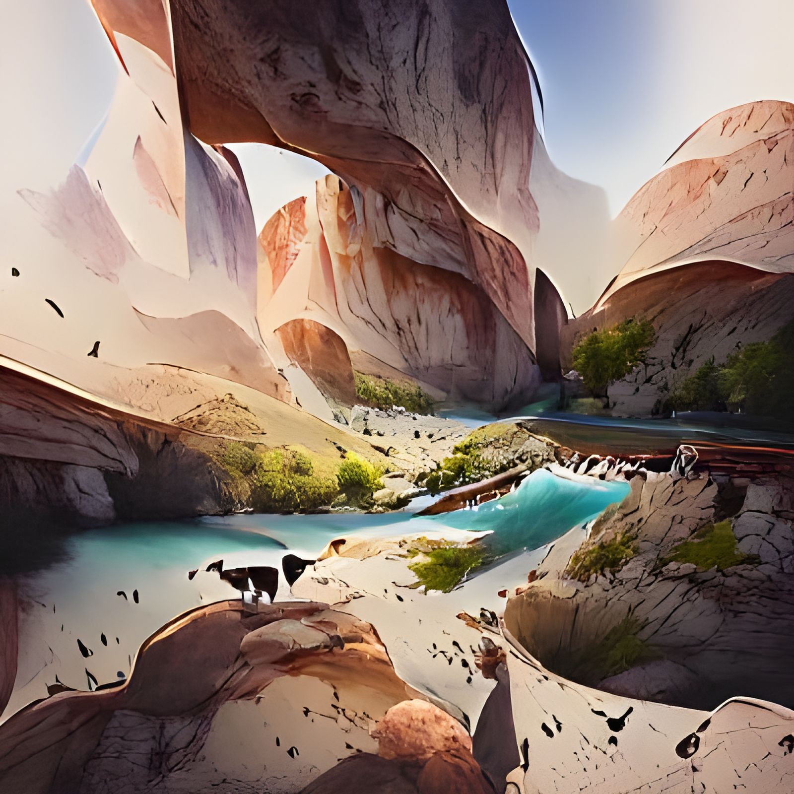 Blackrock Canyon: Beautiful Concept Art