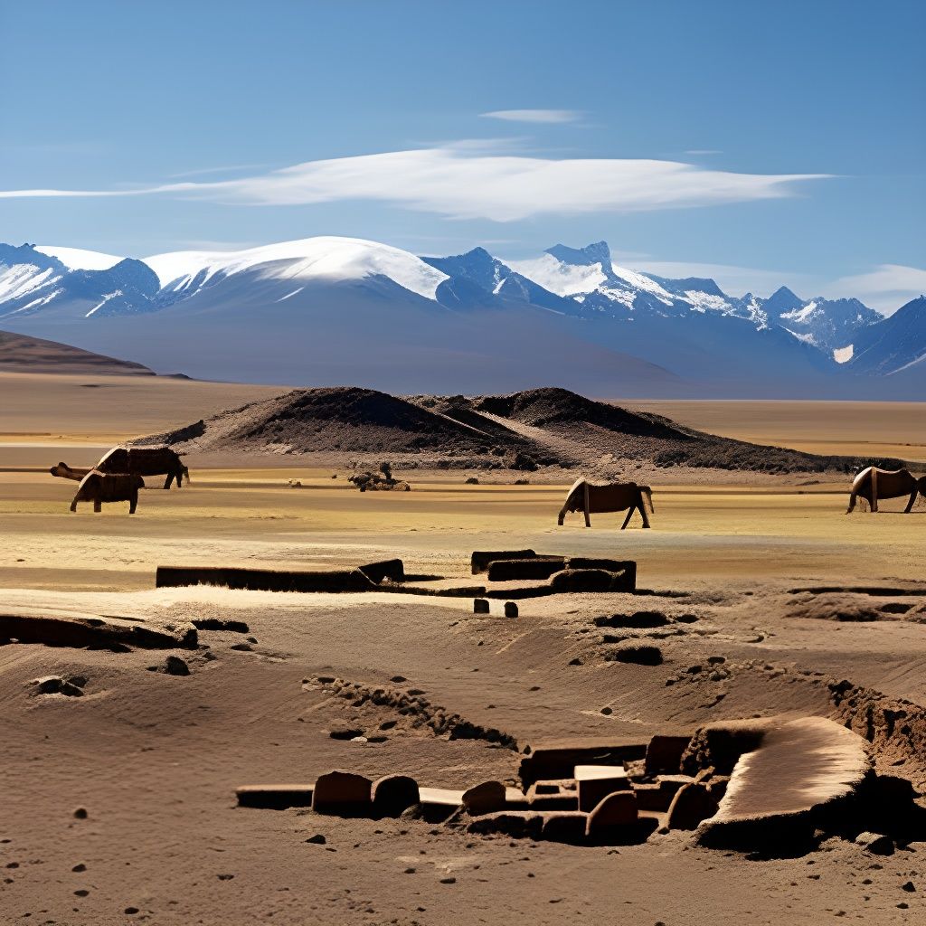 Archaeological site in Mongolia