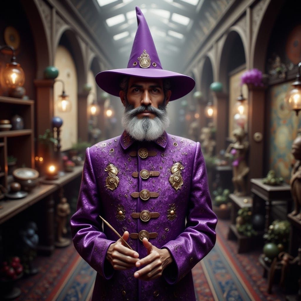 Purple Jacket Wizards Convention in Rustic Hall