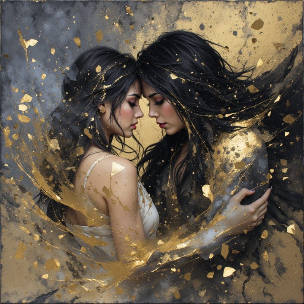 AI Generated Image: Orel Black-n-Gold Shar