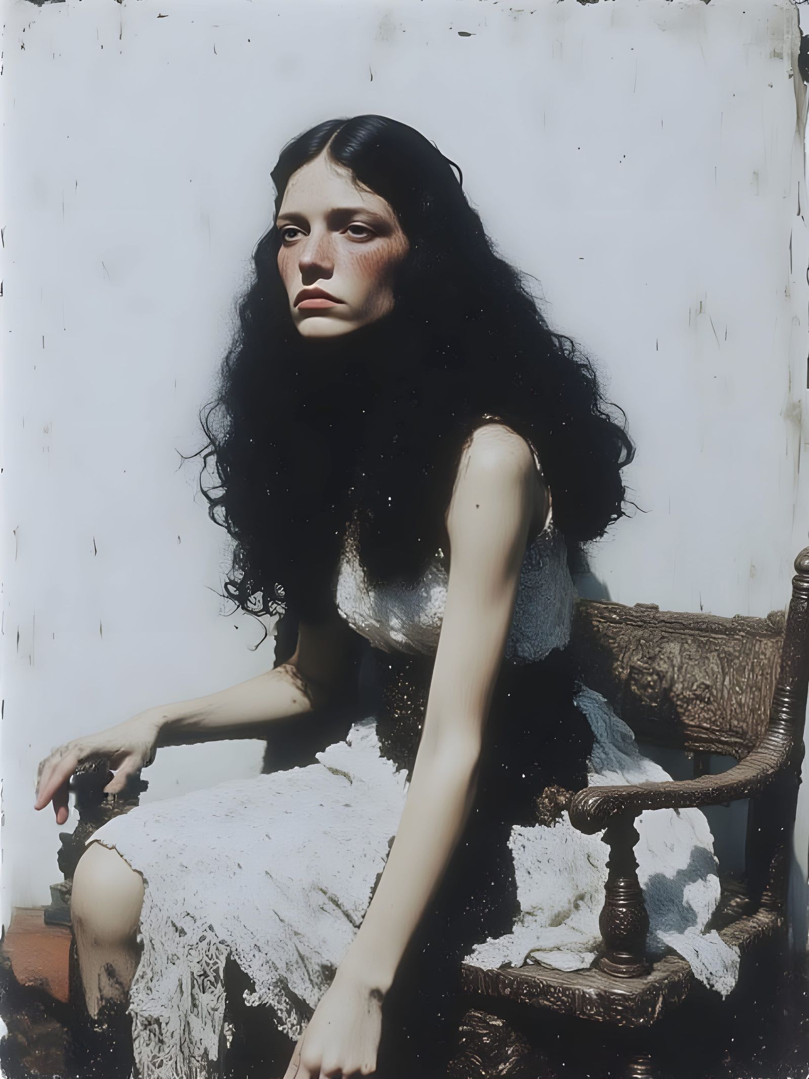 Woman's Nightmare: Tentacle Monster Lurks in Shadows