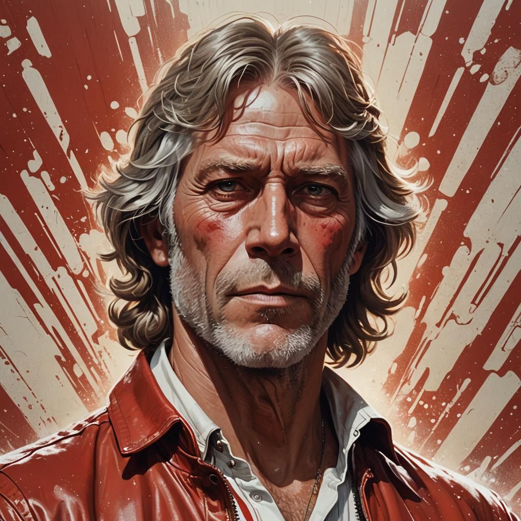 Starsky and Hutch Gran Torino Portrait, Digital Art