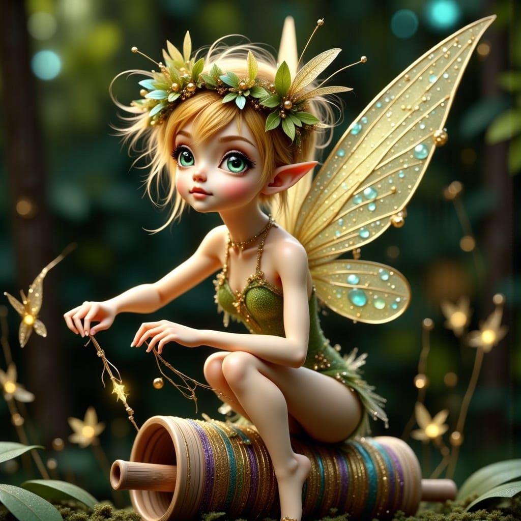 Tinkerbell in Haute Couture, Octane Render