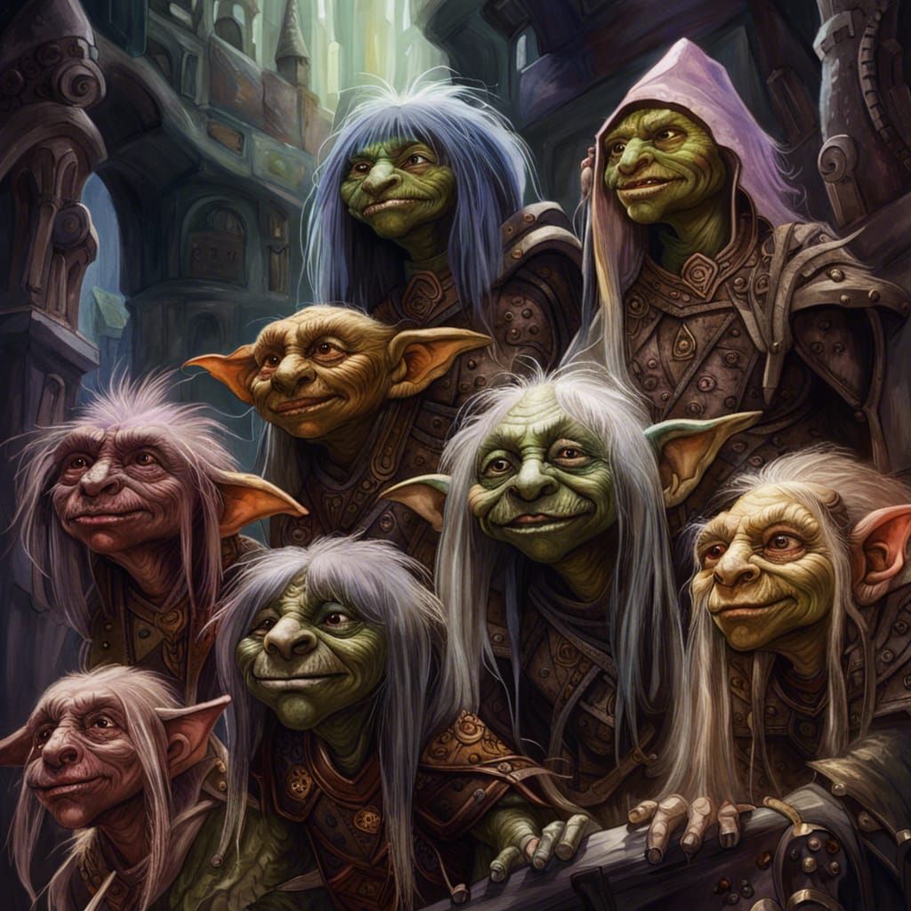 Inside the Gates of the Goblin City