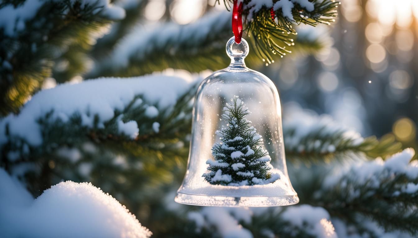 Crystal Bell in Snowy Fir Plantation