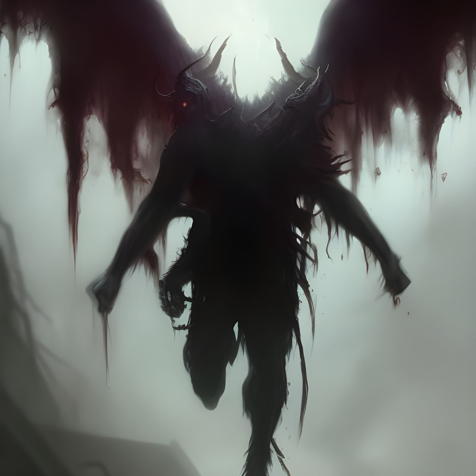 Demonic Manifestation in Dark Fantasy Art