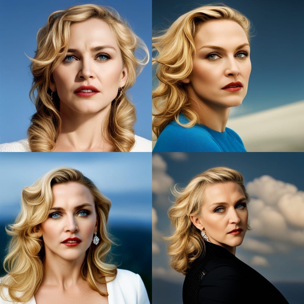 Madonna, the queen of pop