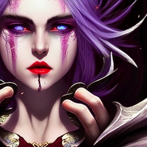 Elven Monk with Scales, Hyperdetailed Digital Art