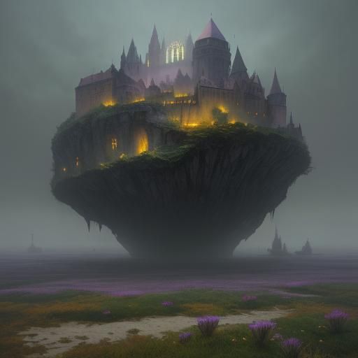 Nostradamus During the Plague in Beksiński Style