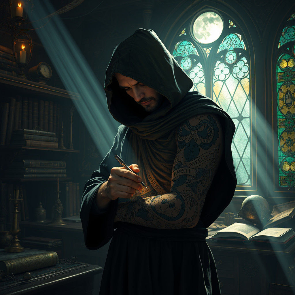 Mystical Tattoo Artist Reveals Hidden Maps