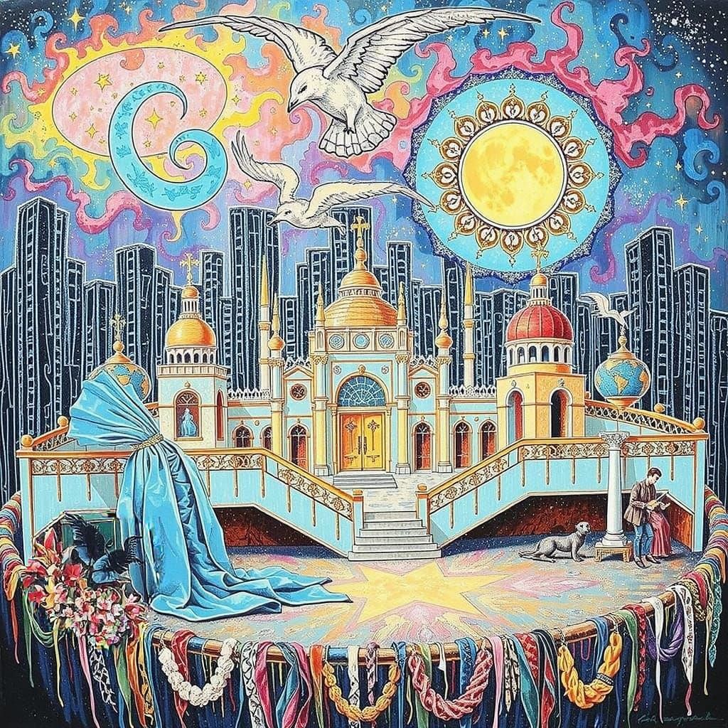 Sensual Masterpiece in Triadic Colors