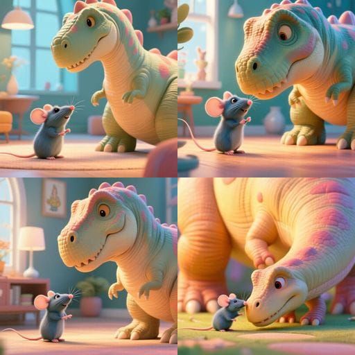 Unlikely Animal Friends: Mouse and Dinosaur, Bug and Elephan...