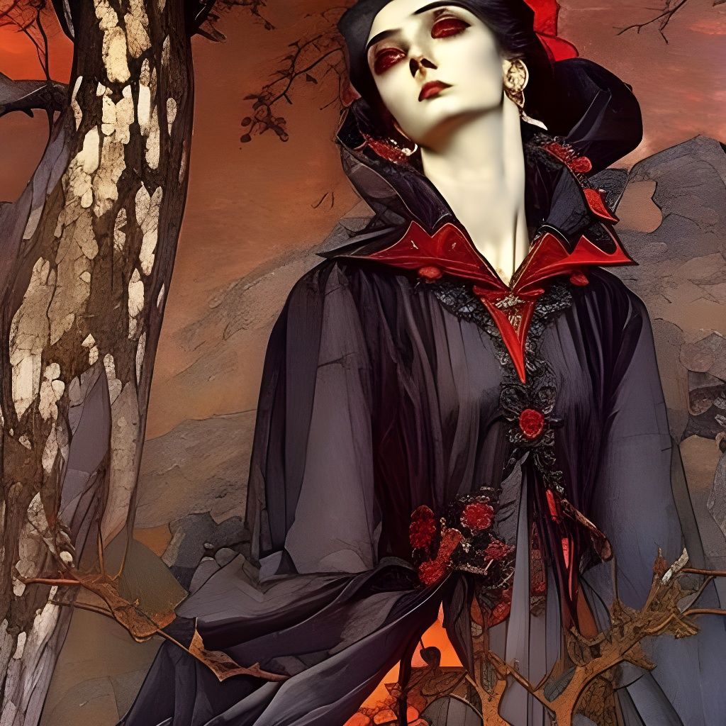 Ethereal Vampire in Fairycore Style, 8k Resolution