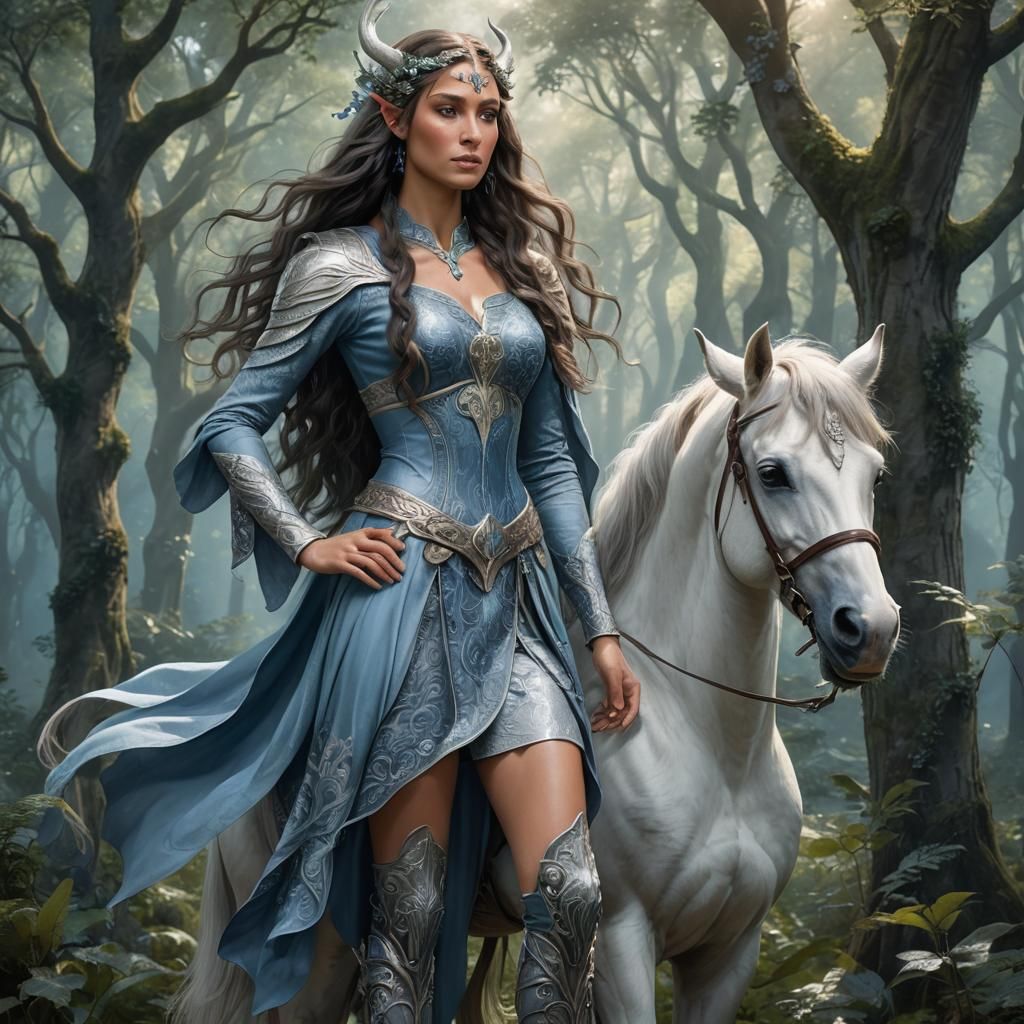 Elegant Centaur in Mystical Forest
