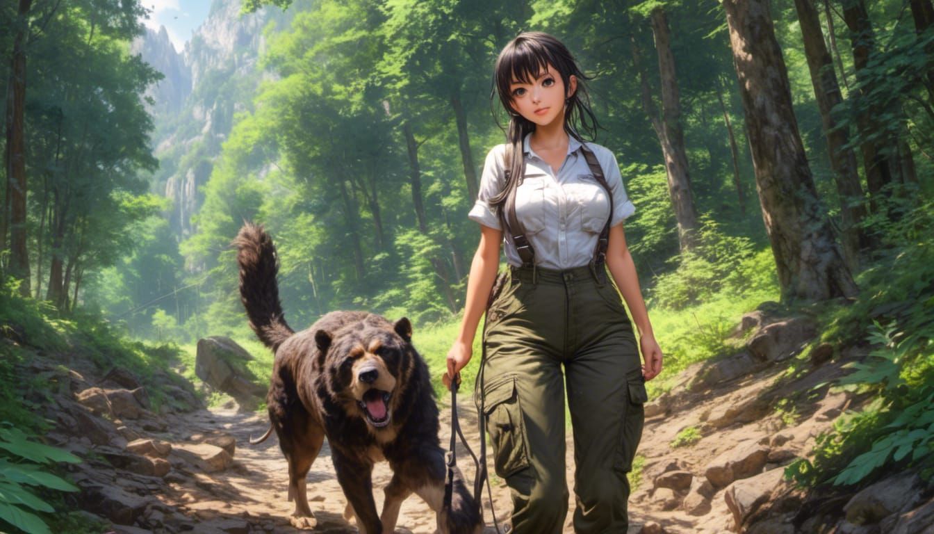 A Forest Ranger and Her Dog