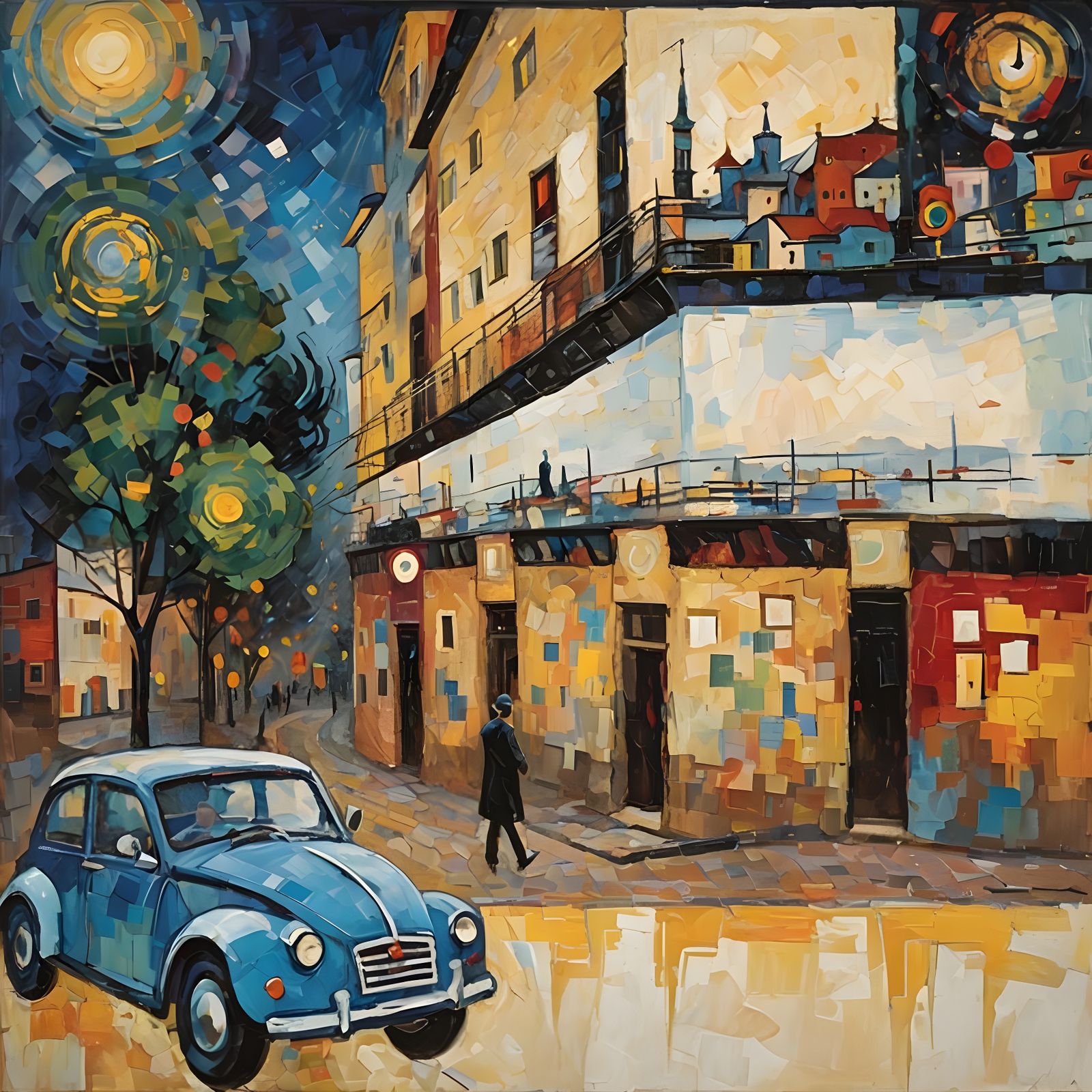 Abstract Art in a Kandinsky Style