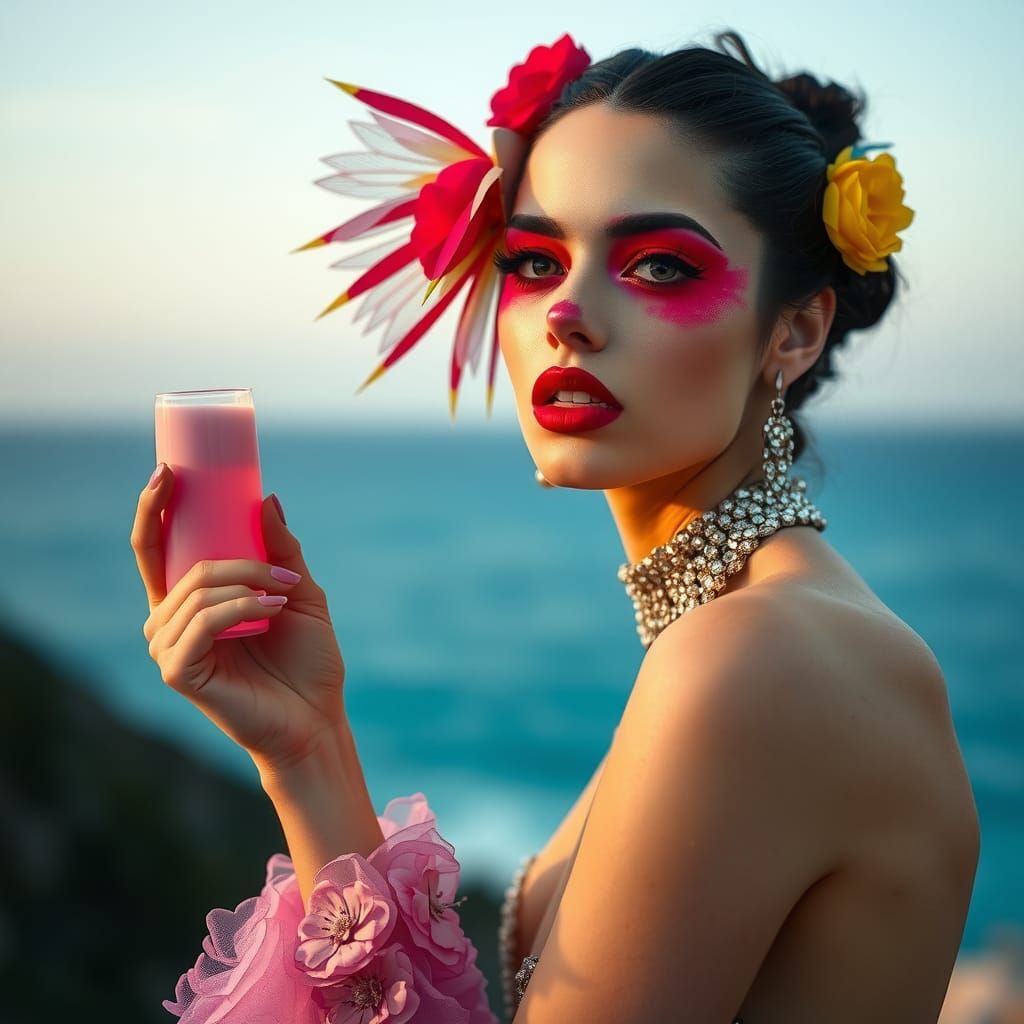 Ibiza Nightlife: Bold Colors and Playful Makeup