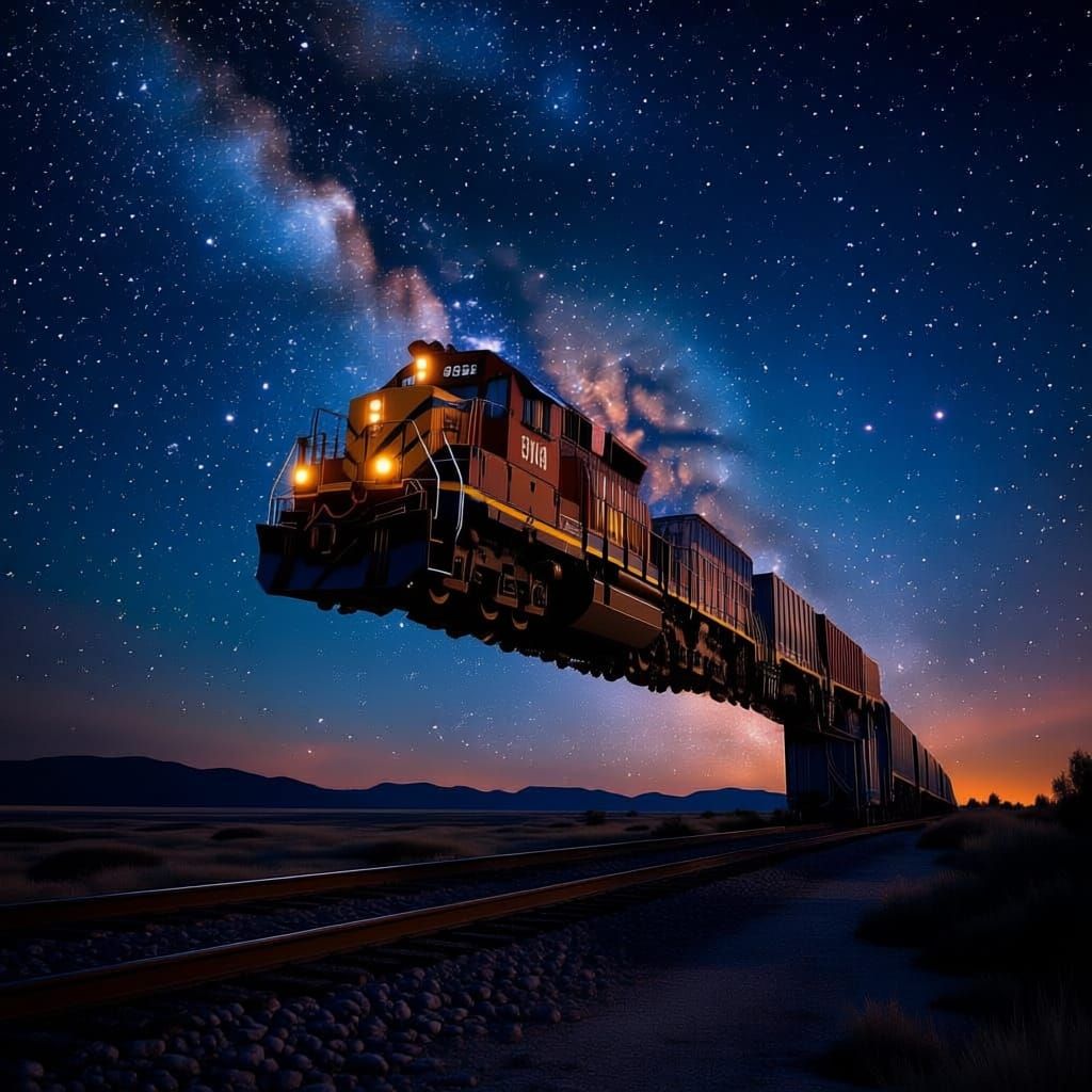 Train to the Stars: A Cosmic Journey