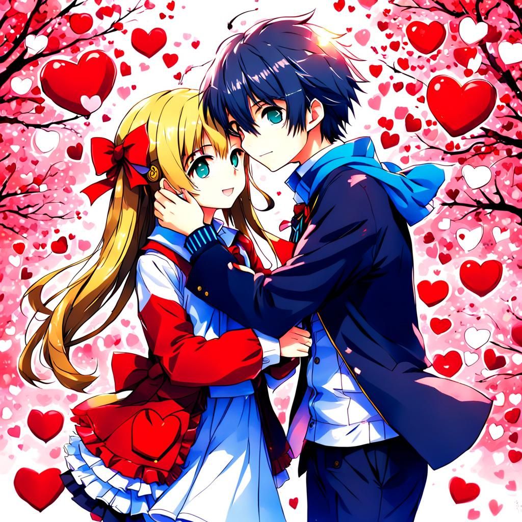 Anime Style Valentine's Day Image