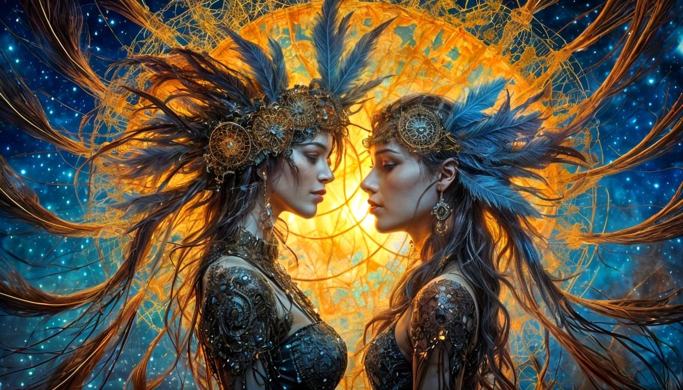 Dreamcatcher Art Inspired by Wrightson and Manara