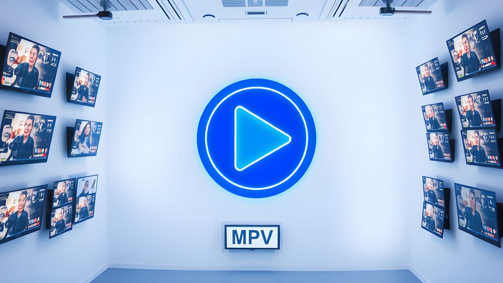 Cosmic MPV Player in Cyberpunk Style