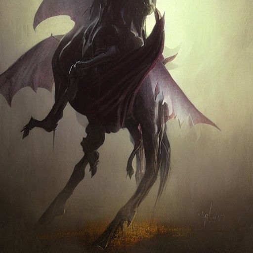 Sinister Evil Unicorn Art
