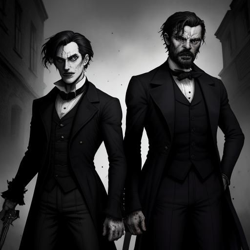 Dr. Jekyll and Mr. Hyde Comic Book Art