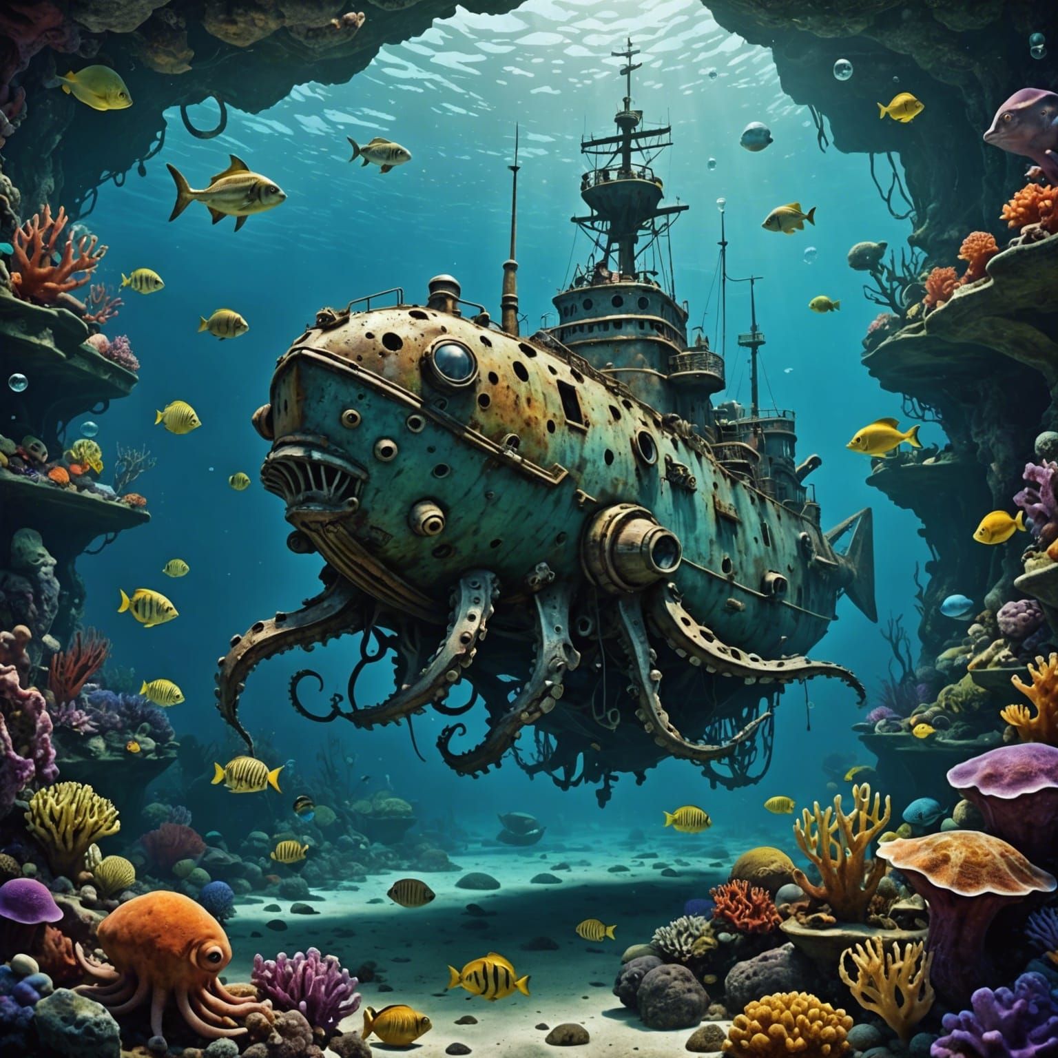 Nature Reclaimed Wreck