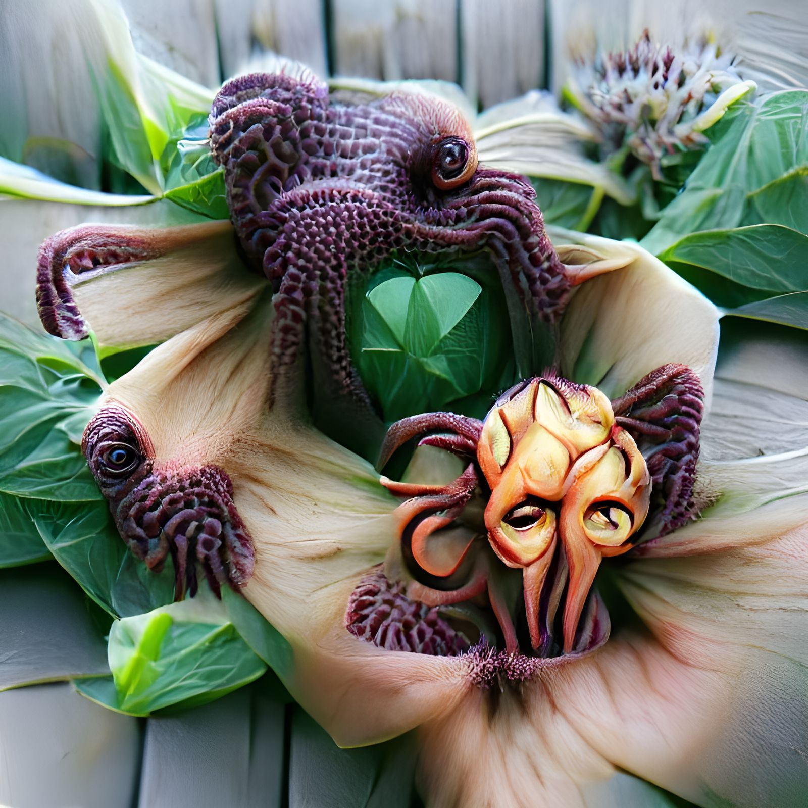 Cthulhu Flower: An AI Generated Interpretation