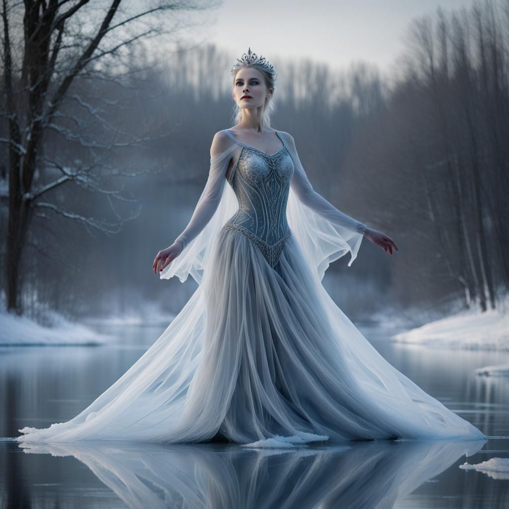 Spectral Ballerina Dancing on Frozen Lake