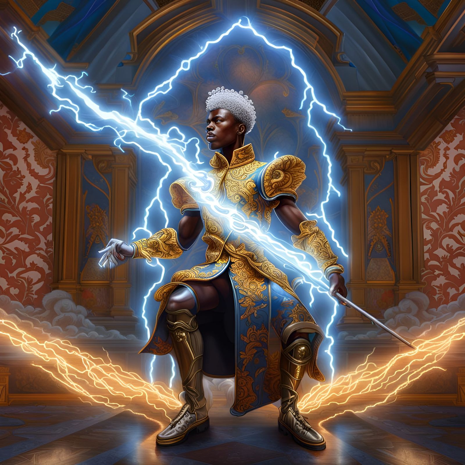 Paralyzing Lightspear in Rococo Style