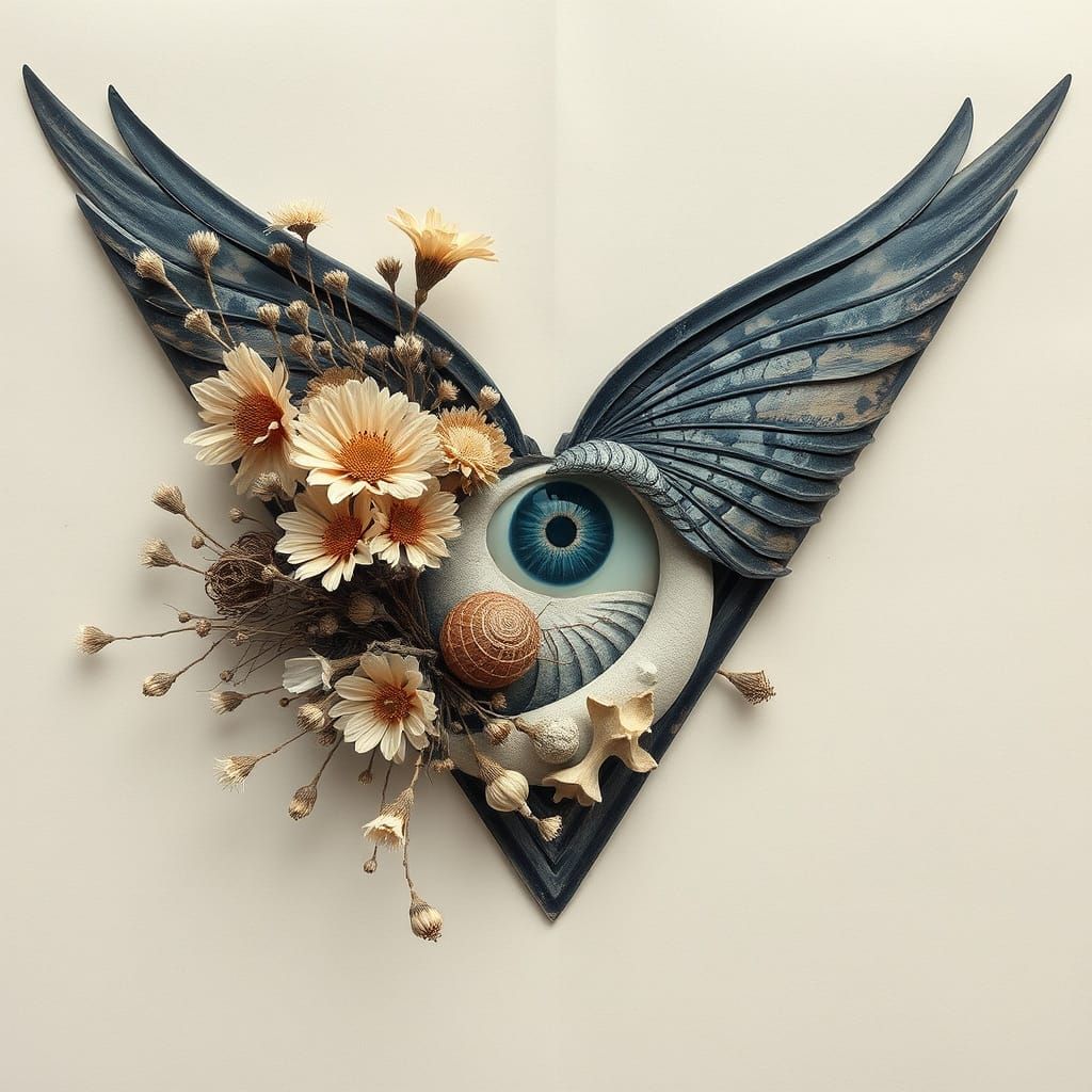 Surreal Hyper-Realistic Double Exposure Artwork