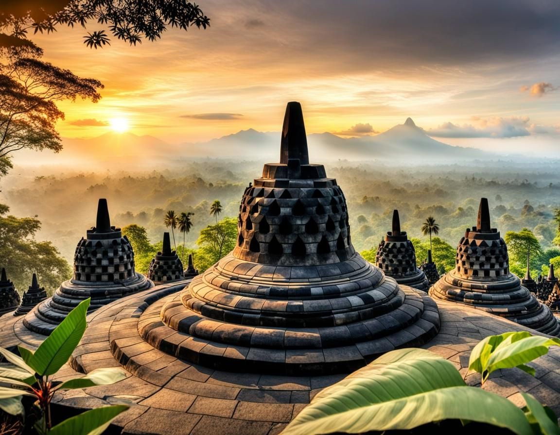 Candi Borobudur Java Indonesia