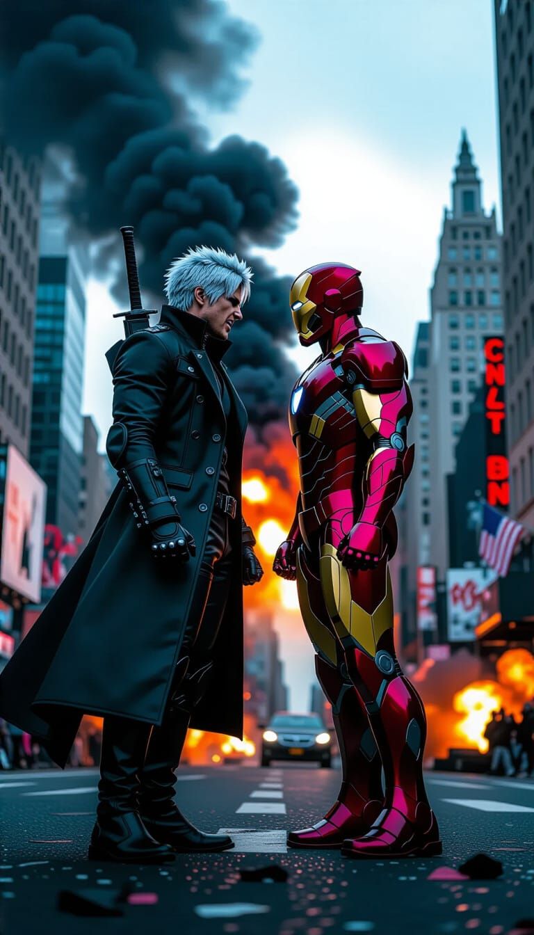 Devil May Cry Character Transformation in a CG Cinematic Sty...