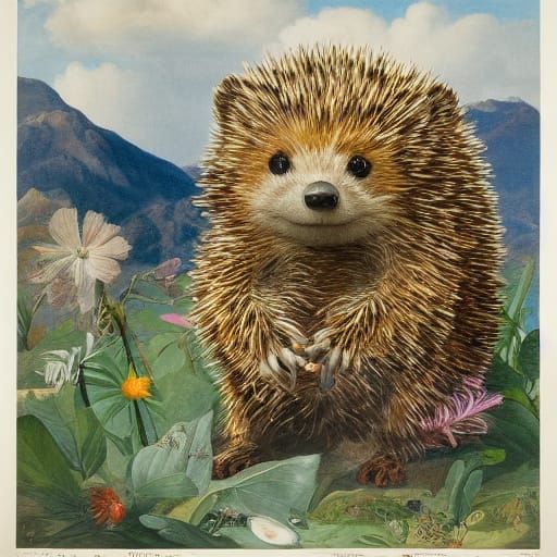 Weightlifting Hedgehog & Singing Snail Sport Posters