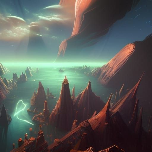 Lovecraft's Treasure Planet: Dark Fantasy Concept Art