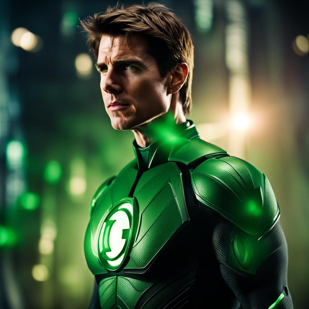 Tom Cruise as Green Lantern, Professional Photography