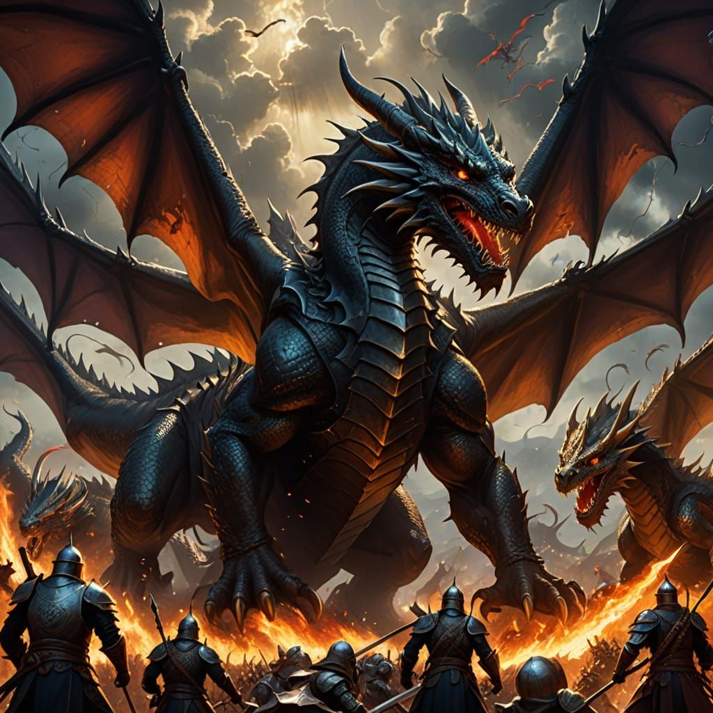 67 Kings Lead Dragon Army in Epic Battle