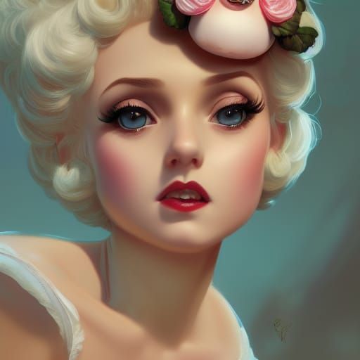 Betty Boop Eats Ice Cream in Unreal Engine 5