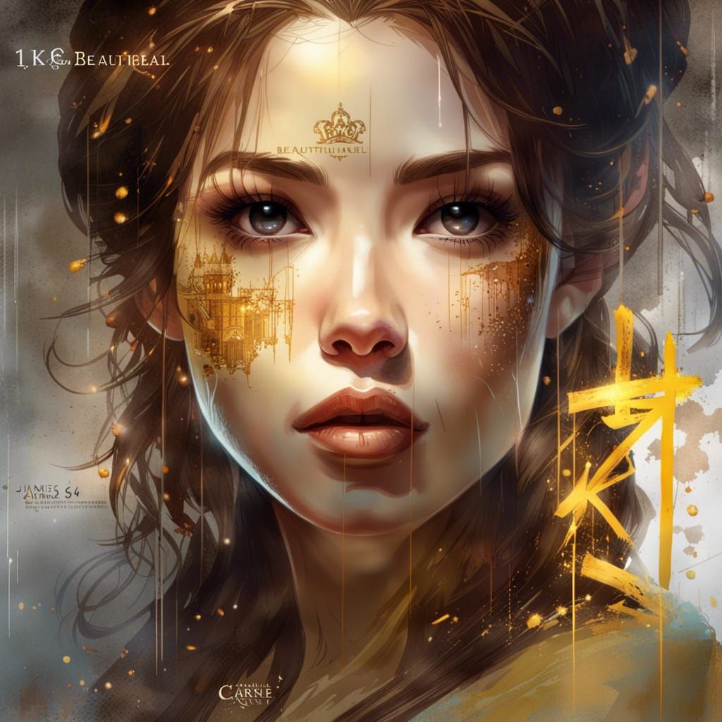 Princess Belle Portrait in Hyperreal Detail