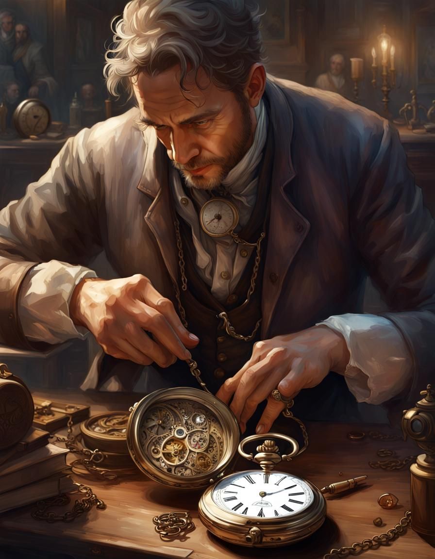 Watchmaker Creates First Pocket Watch: Hyperdetailed Art