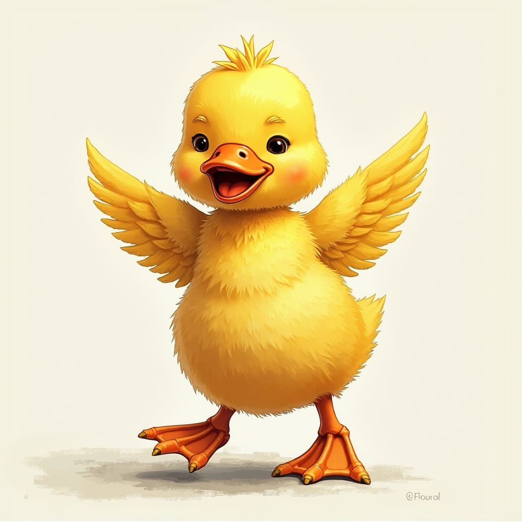 Dancing Duckling Generated by AI