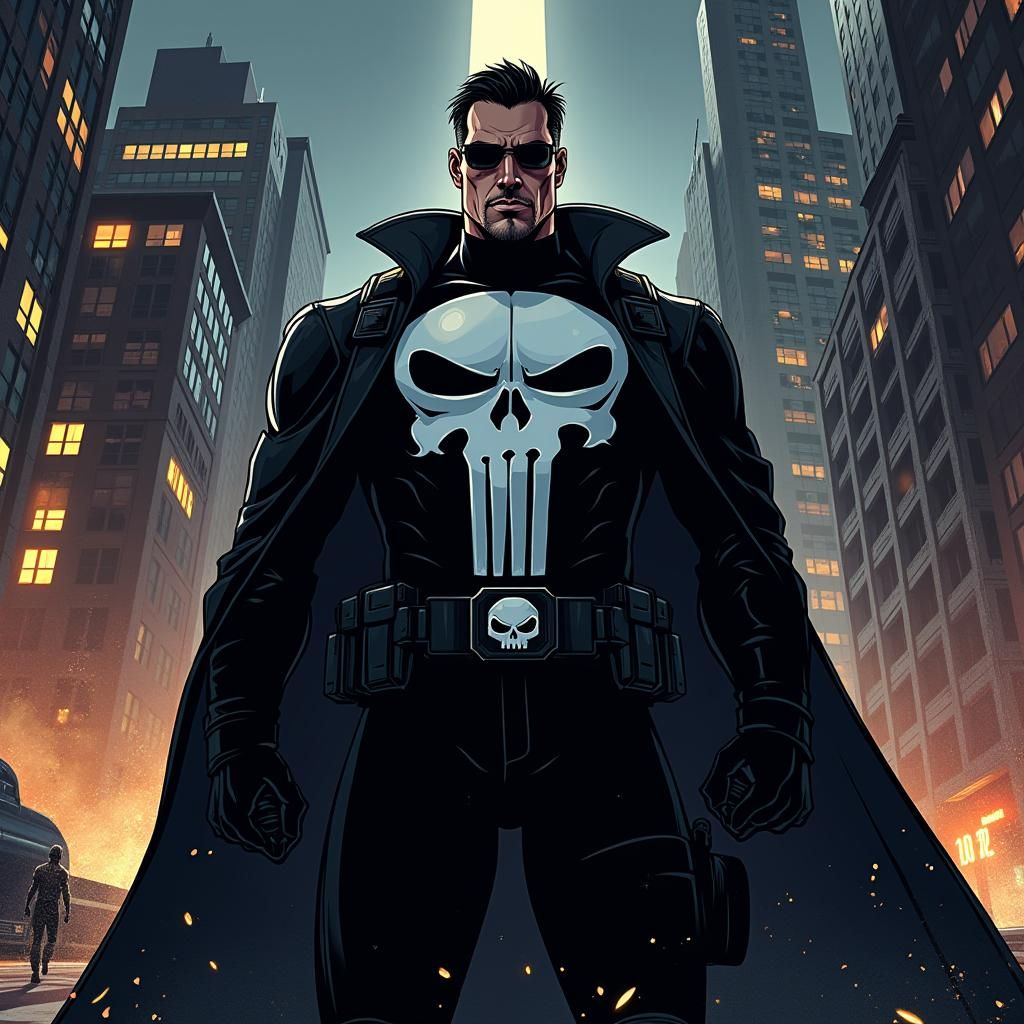 Punisher in DC Universe: Dynamic Manga Scan