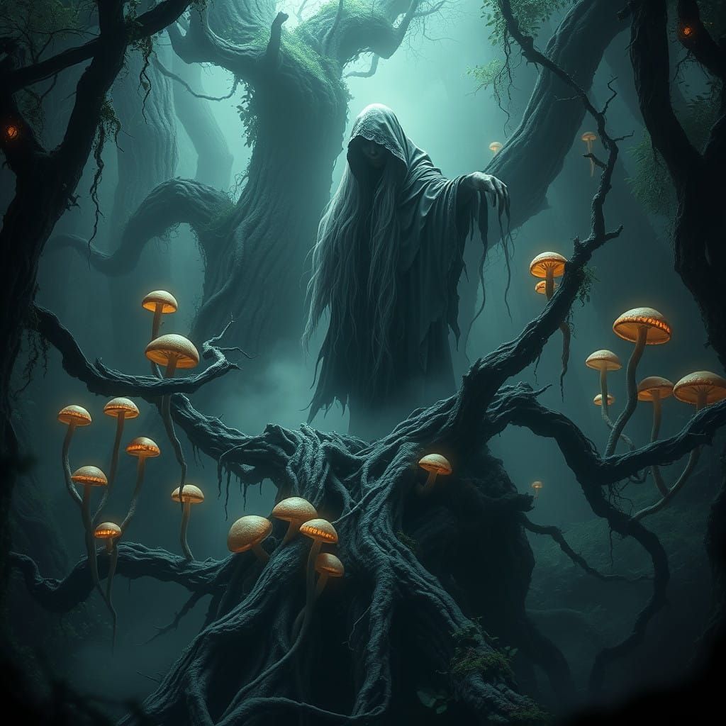 Ethereal Banshee Emerges from Primordial Shadows