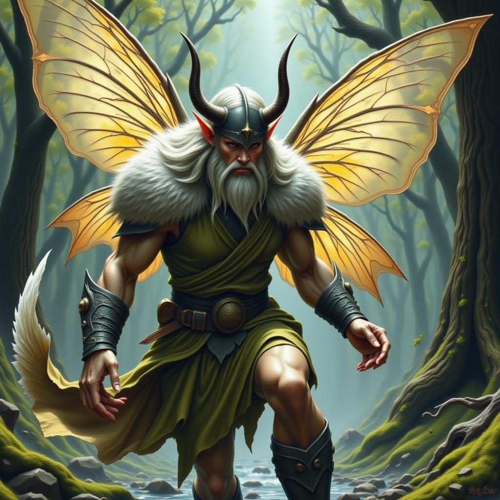 Epic Viking Fairy Battle in Dynamic Action